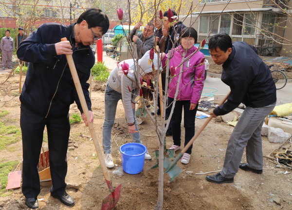 图为志愿服务现场