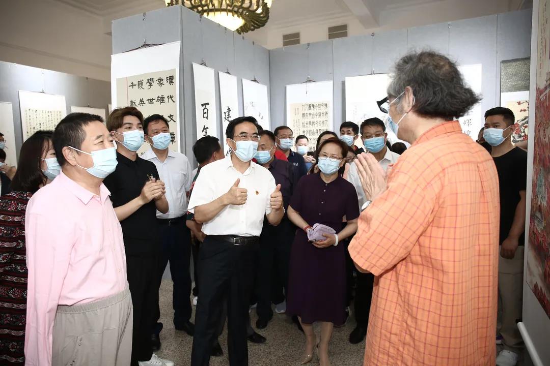 北京市残联系统建党百年书画摄影展暨京津冀残疾人文化交流活动在京举行