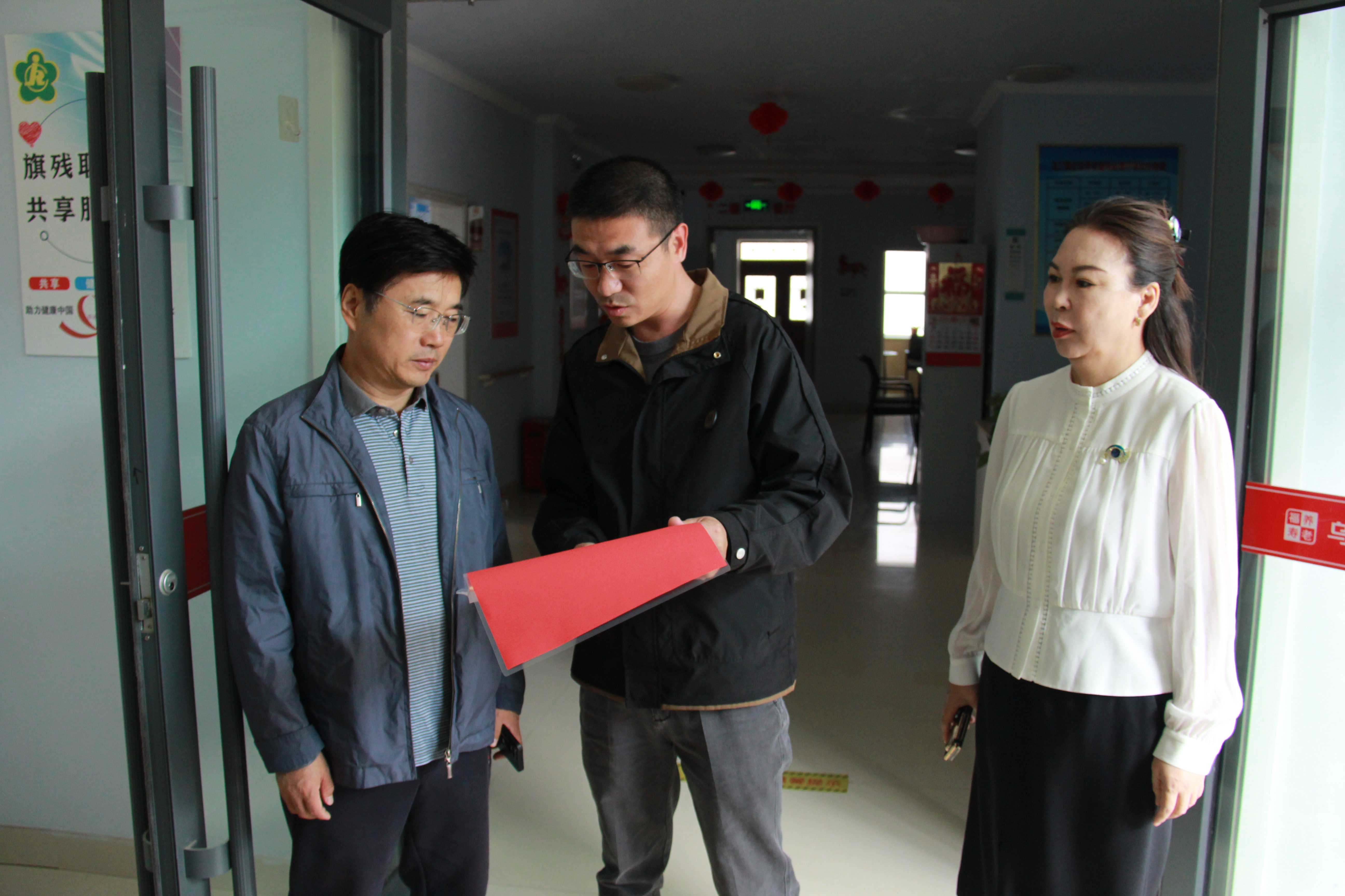 图为调研现场