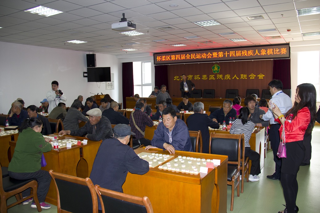 图为比赛现场