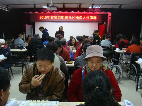 图为棋赛现场