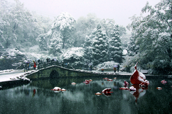 水墨雪景 赵志坤