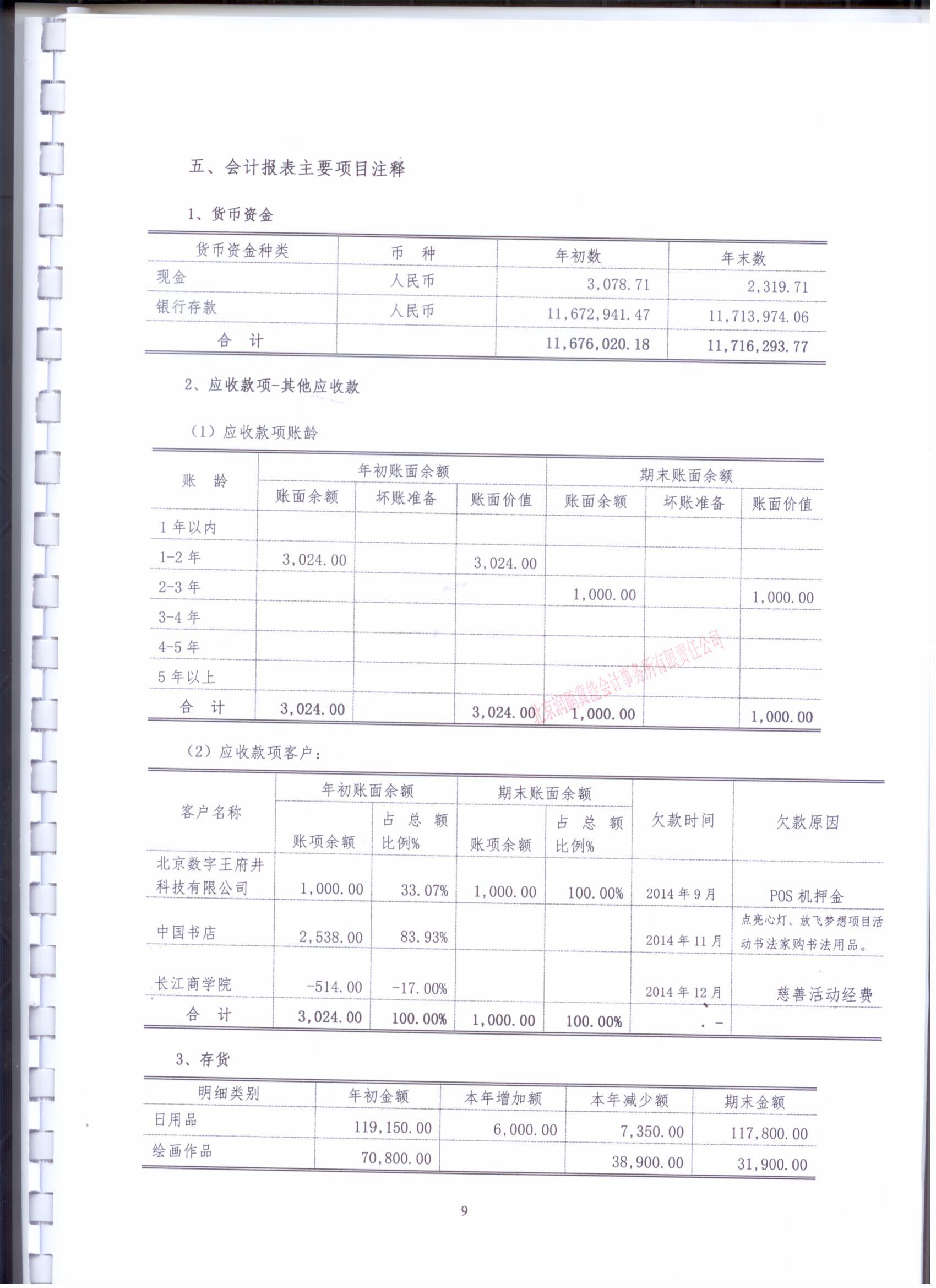 2016年审计报告附注